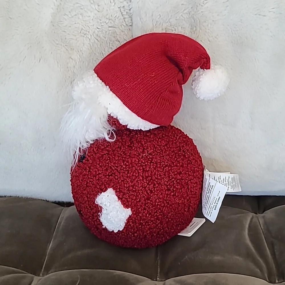 NWT Pottery Barn Jolly Santa Gnome Pillow